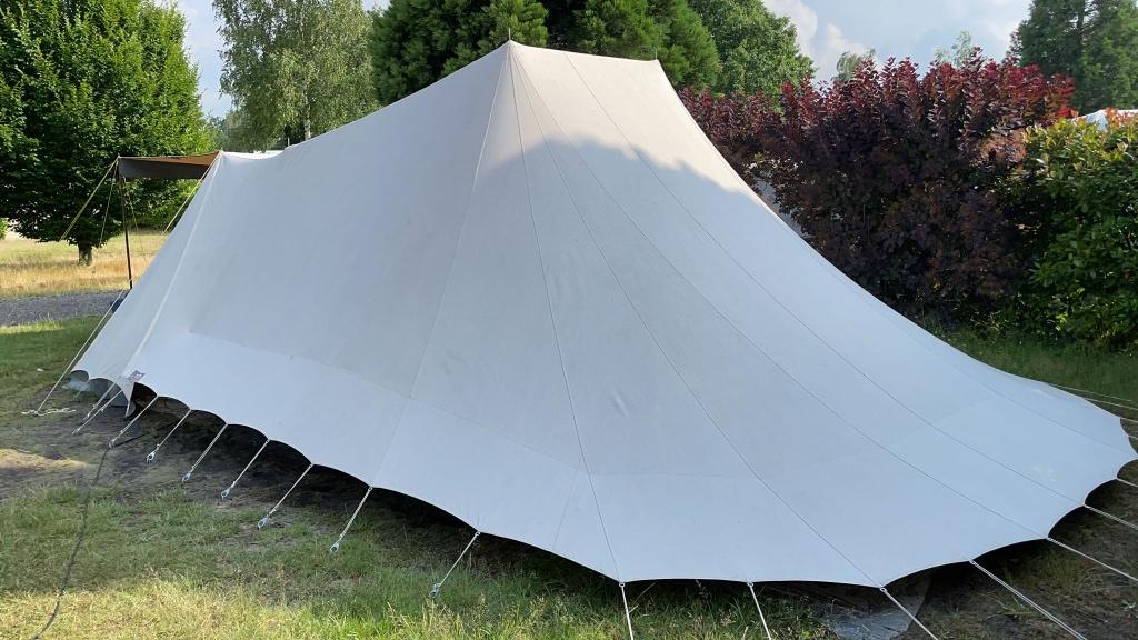 De Waard vergrote zilvermeeuw tent 6x4 meter, Ophalen, Gebruikt, Tot en met 3