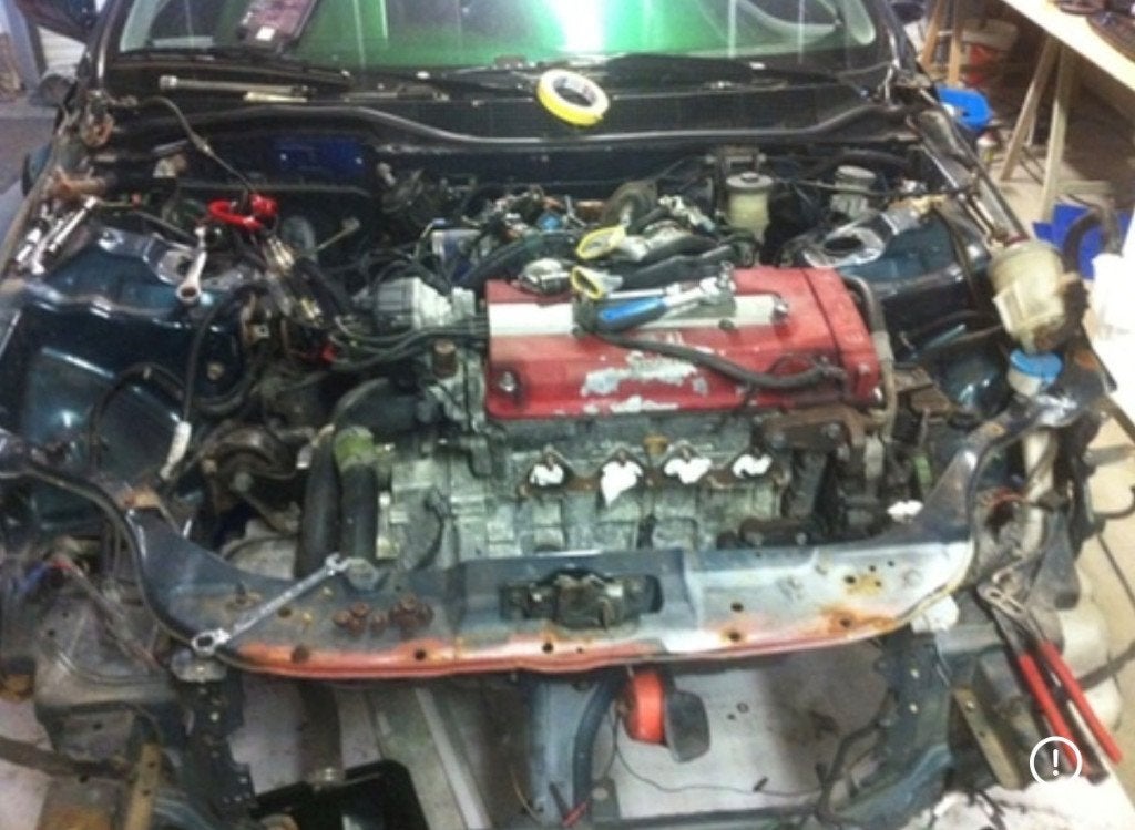motor b16b civic ek9, Ophalen, Gebruikt, Honda