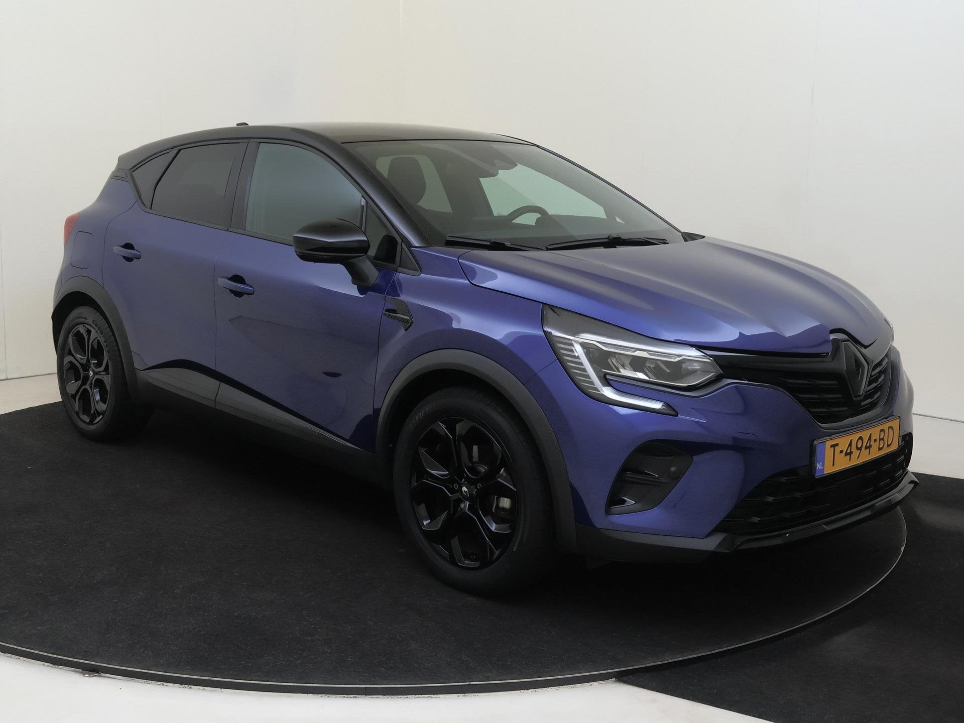 Renault Captur 1.6 E-Tech hybrid 145 SL Rive Gauche | Pack B, Auto's, Gebruikt, 715 kg, Leder en Stof, Origineel Nederlands