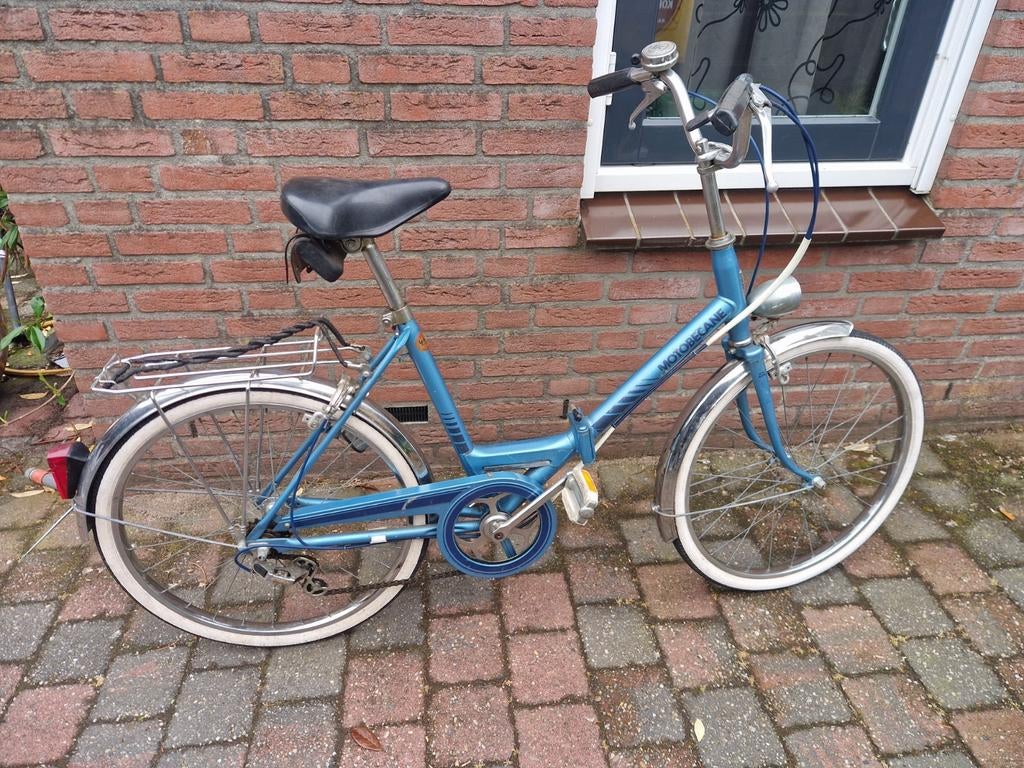 Retro Vouwfiets met 3 Versnellingen en Verlichting, Fietsen en Brommers, Ophalen, Zo goed als nieuw, Versnellingen