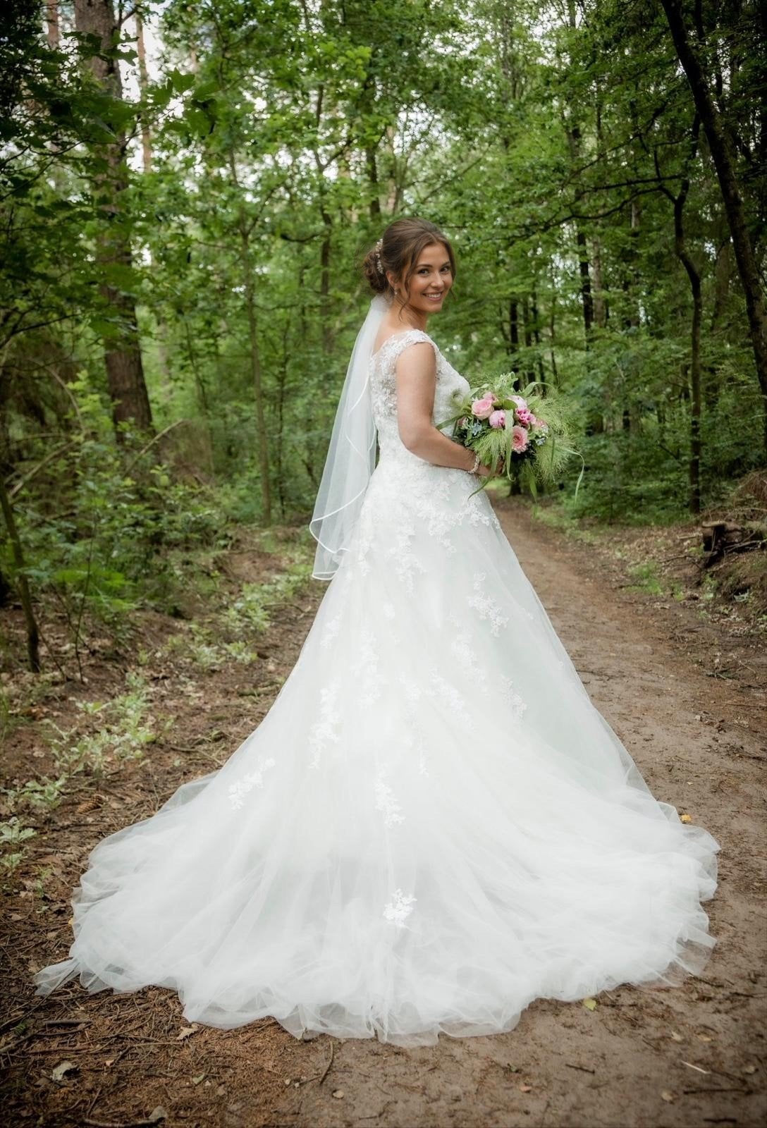 Trouwjurk, Trouwjurk, Wit, Pronovias, Ophalen of Verzenden