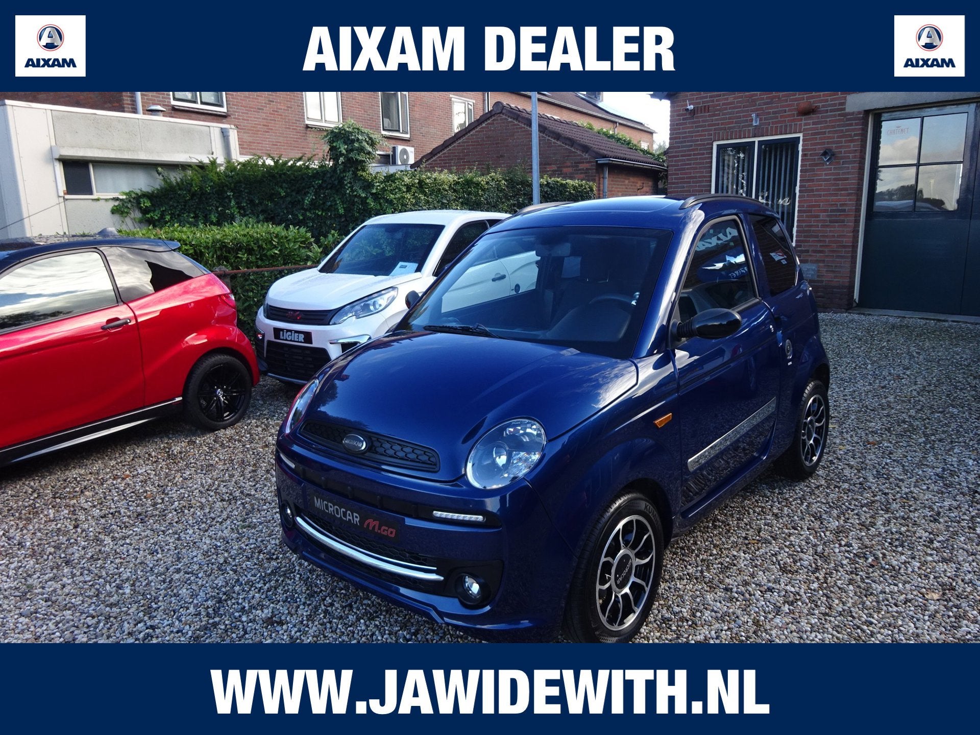 Microcar Brommobiel M.GO Dynamic DCI HANDBEDIENING GAS EN RE, Diversen, Gebruikt, Microcar