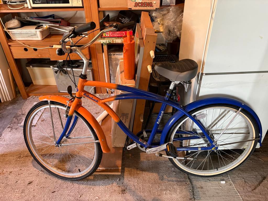 Nieuw: Rabobank Cruiser Fiets - Oranje/Blauw, Fietsen en Brommers, Fietsen | Cruisers en Lowriders, Ophalen, Zo goed als nieuw