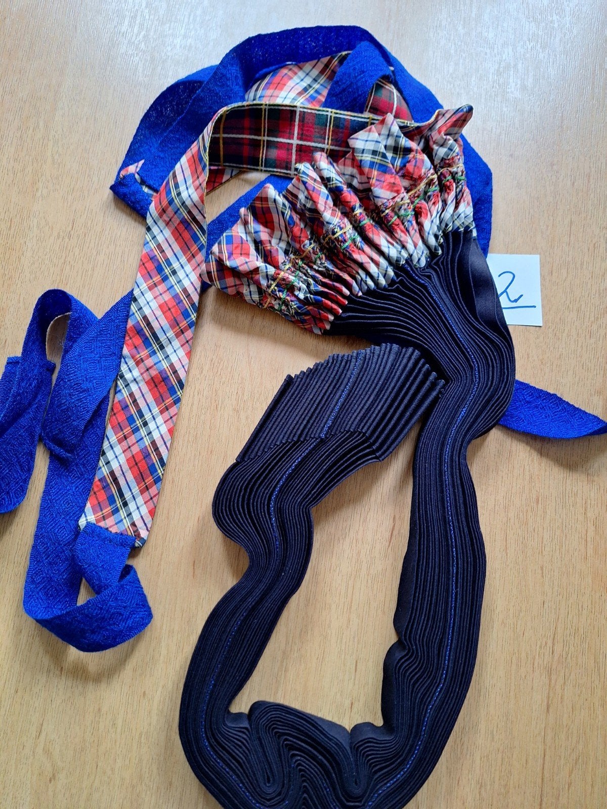 gedragen schort, klederdracht Staphorst, Antiek en Kunst, Antiek | Kleding en Accessoires, Ophalen of Verzenden