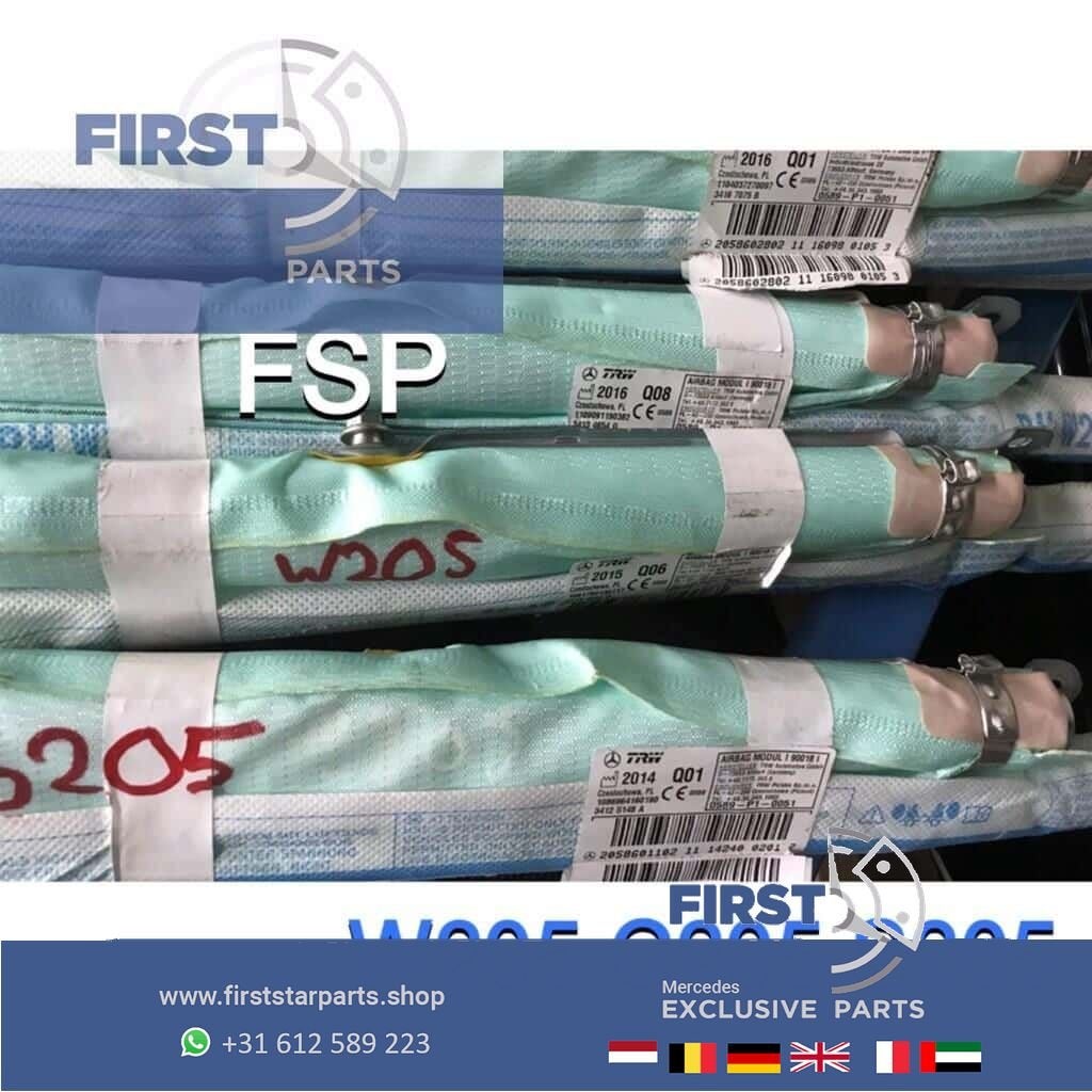 W205 C205 S205 hemel airbag dakairbag Mercedes C klasse 2014, Auto-onderdelen, Dashboard en Schakelaars, Gebruikt, -, -, -