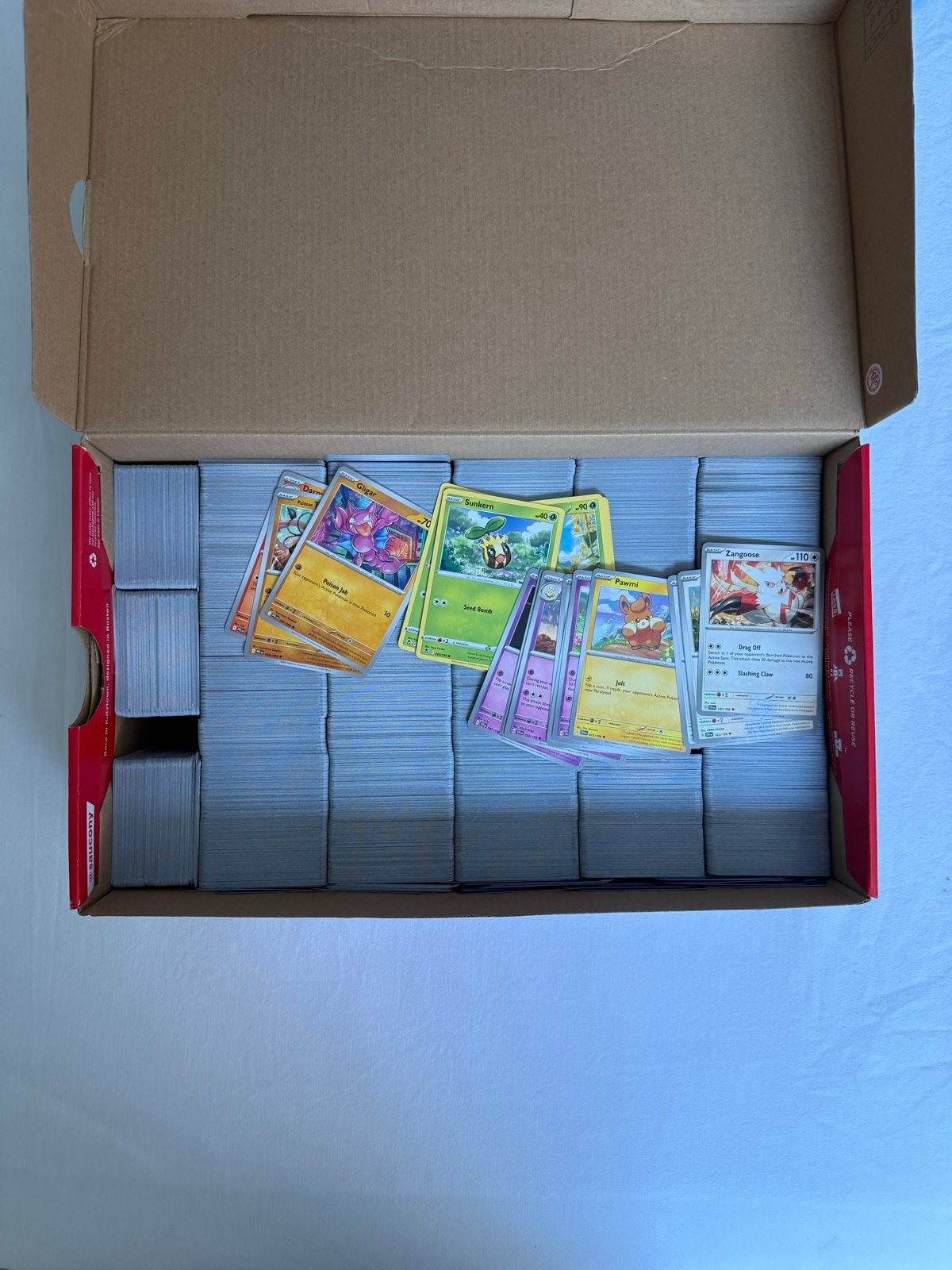 Grote partij Pokémon kaarten +/- 4000, Ophalen of Verzenden, Zo goed als nieuw, Losse kaart, Foil