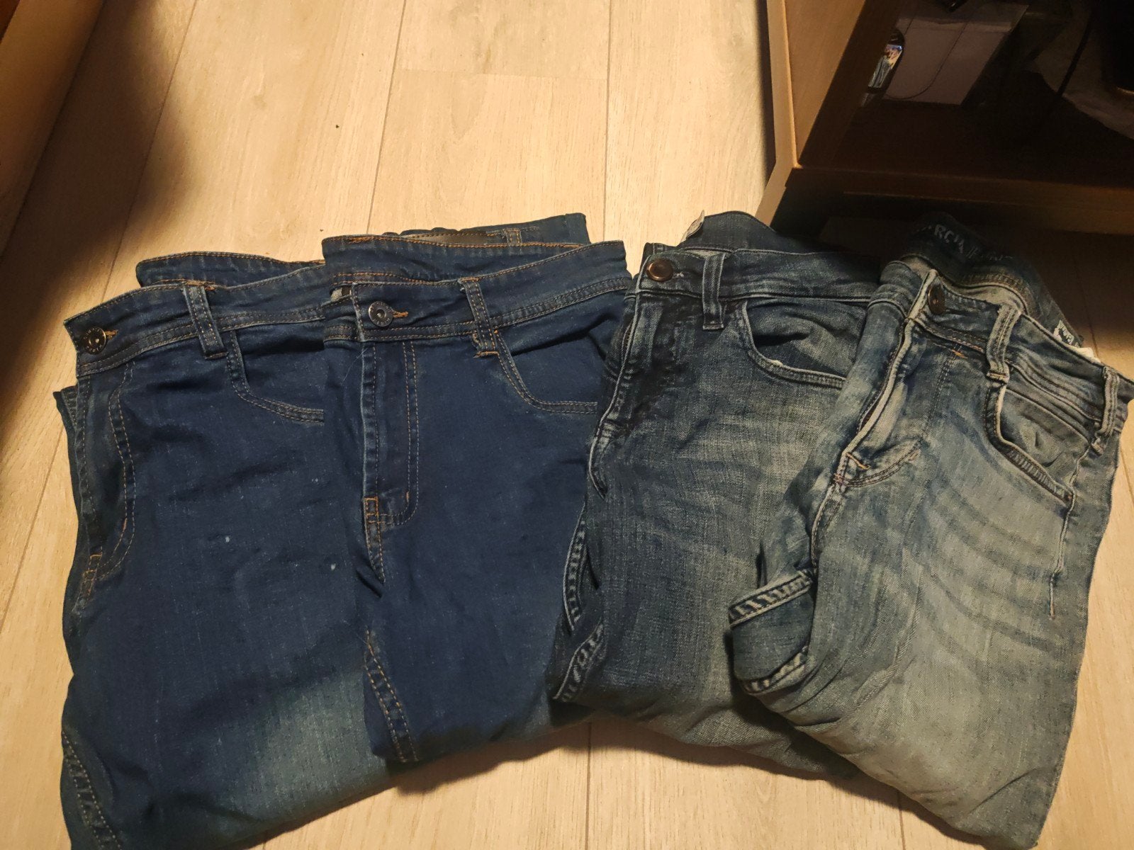 4 broeken, Ophalen, Blauw, Overige jeansmaten