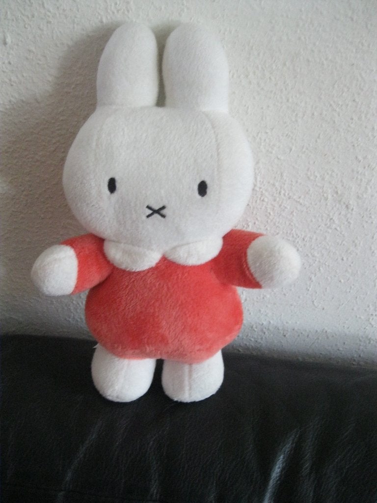 1 knuffel Nijntje-Miffy 55 jaar 24 cm., Konijn, Nijntje, Ophalen of Verzenden, Zo goed als nieuw