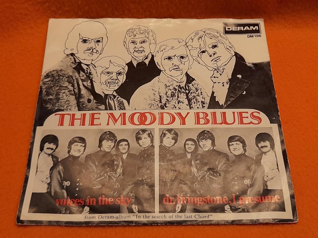 The Moody Blues - Voices in the sky (1968), Gebruikt, Originele persing, 7 inch, Single