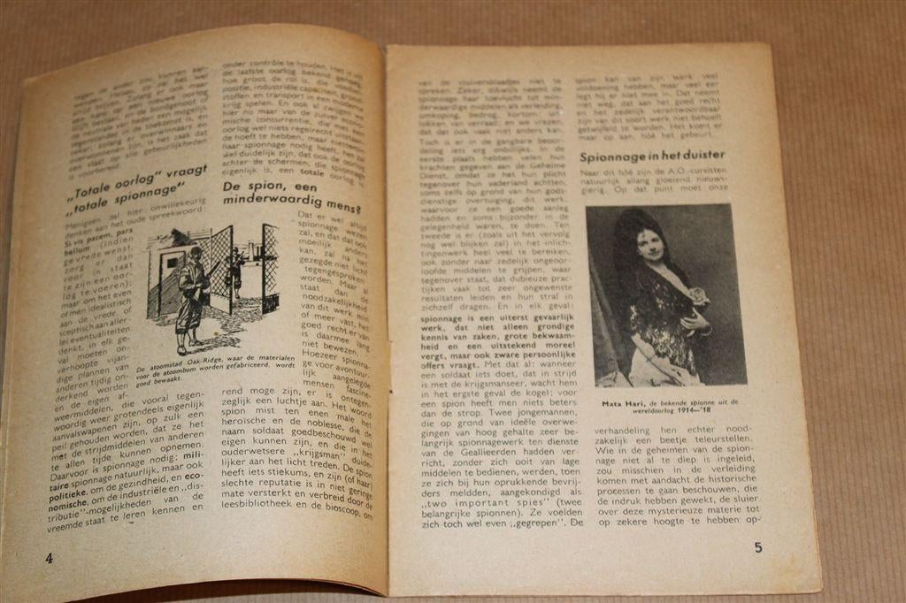 Spionnage [1946] — Rijk Geïllustreerd — Vintage Boekje, Ophalen