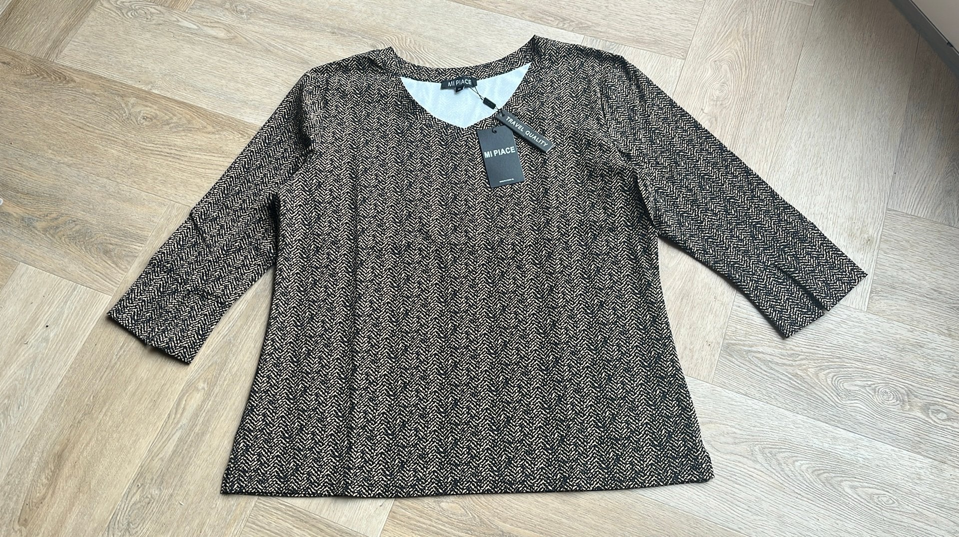 Dames shirt maat XL Mi Piace, Kleding | Dames, Zwart, Maat 46/48 (XL) of groter, Nieuw, Ophalen of Verzenden