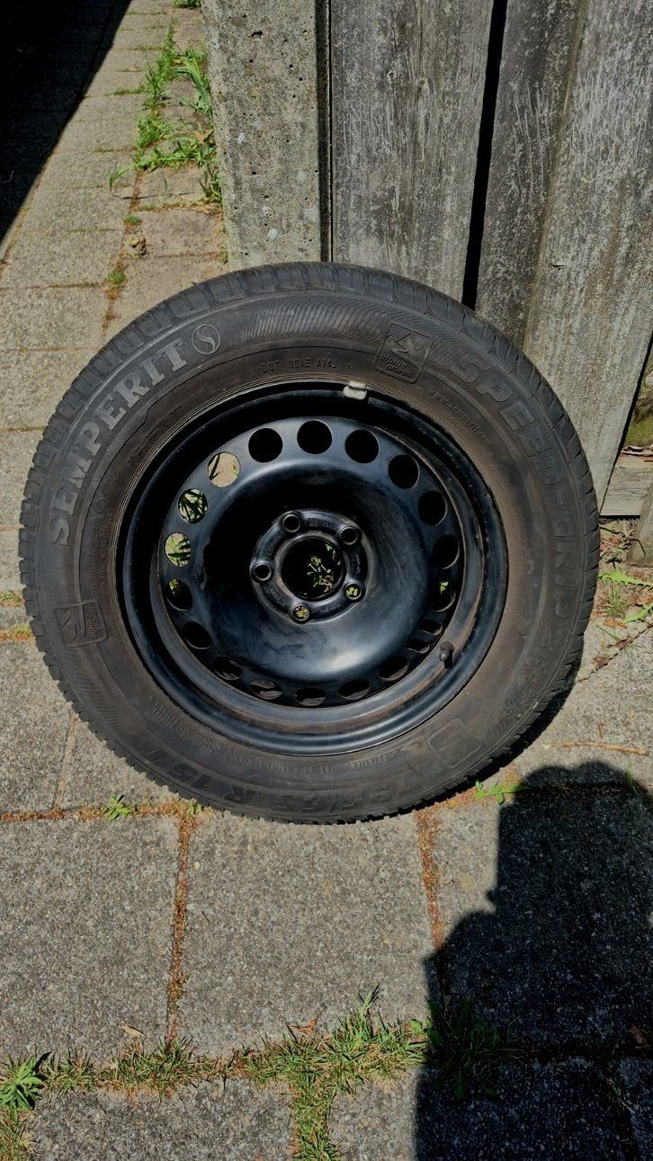 4 x velg met 195/65 R15 Banden, Ophalen of Verzenden, Zo goed als nieuw
