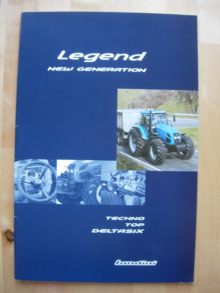 Landini Legend Tractor Trekker Brochure 2002 – 115 t/m 180, Verzenden, Zo goed als nieuw, Landini