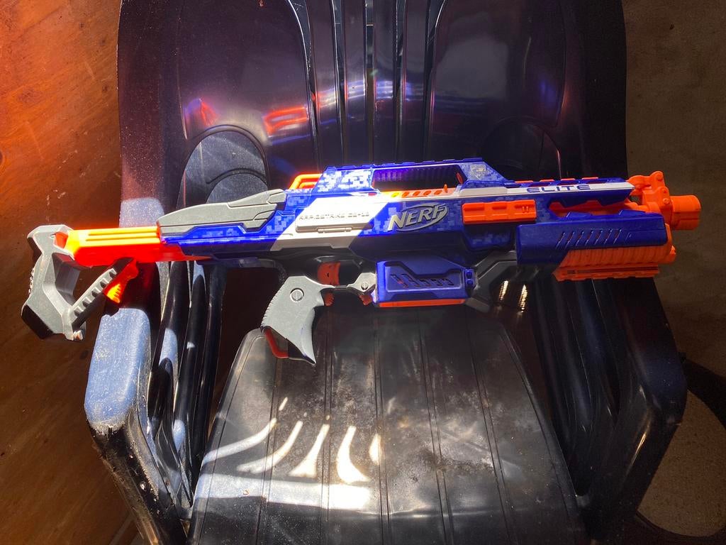 Nerf rapidstrike, Ophalen of Verzenden, Gebruikt