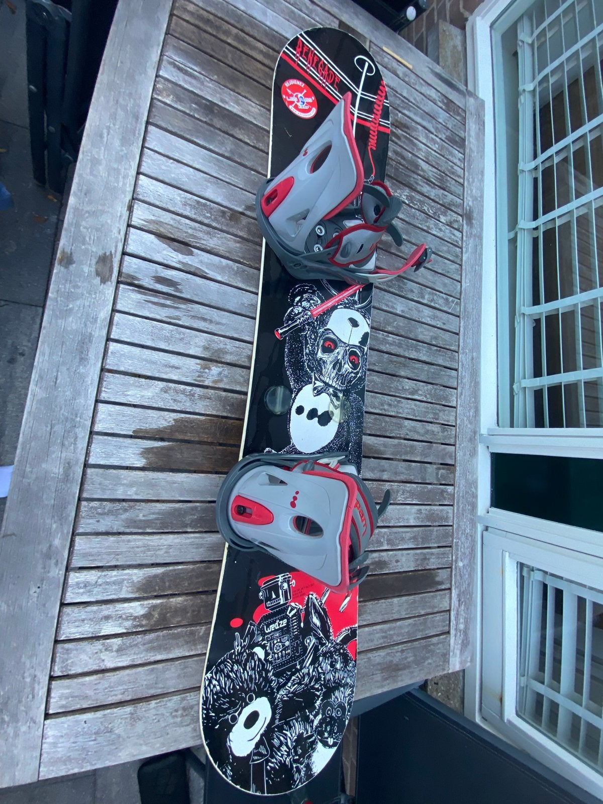 Snowboard met bindingen - Wedze Renegade, Sport en Fitness, Snowboarden, Gebruikt, Board, Ophalen of Verzenden