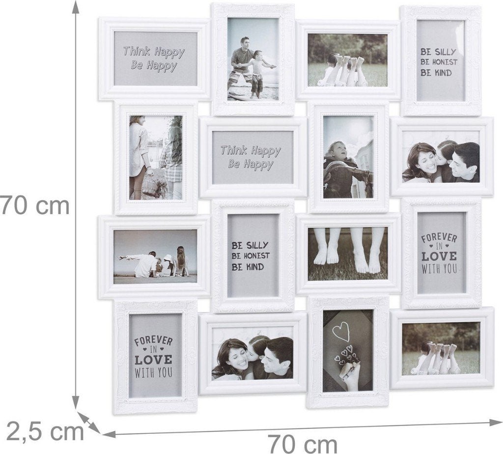 Fotolijst, Gebruikt, Standaard fotolijst, Ophalen of Verzenden, Voor meerdere foto's
