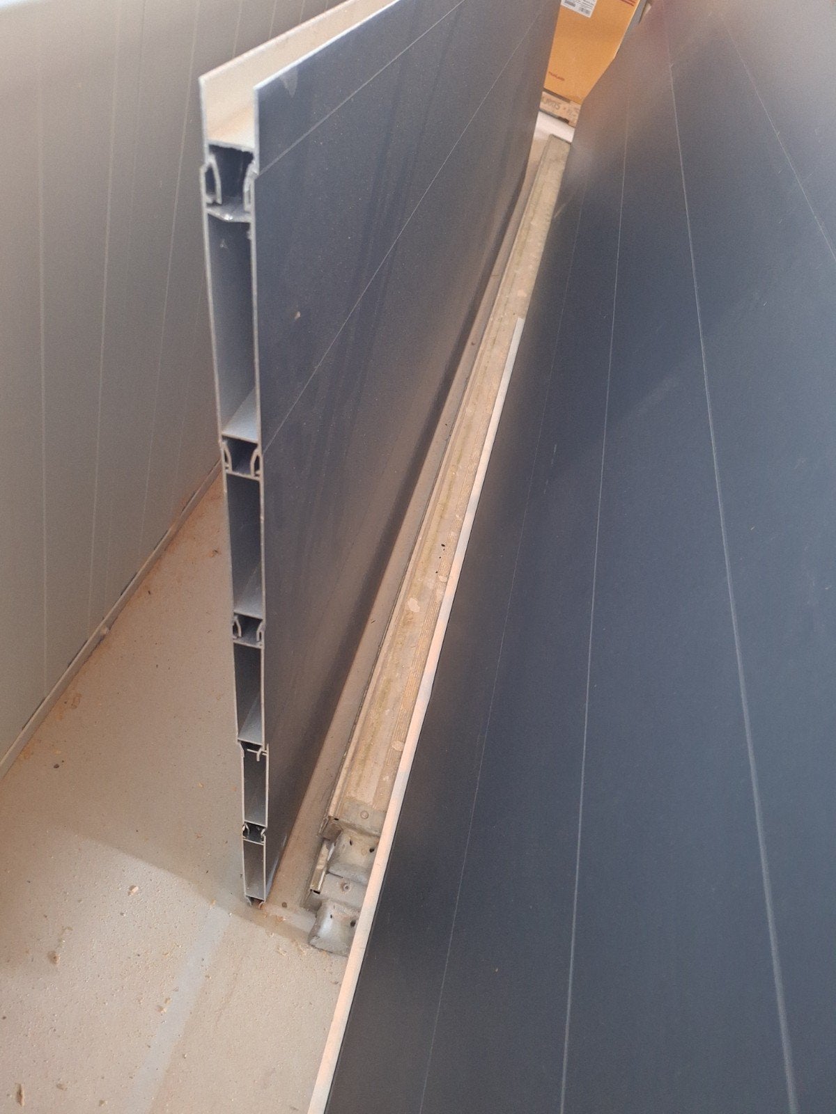 2 stuk Aluminium zijwand voor serre, Ophalen, Zo goed als nieuw