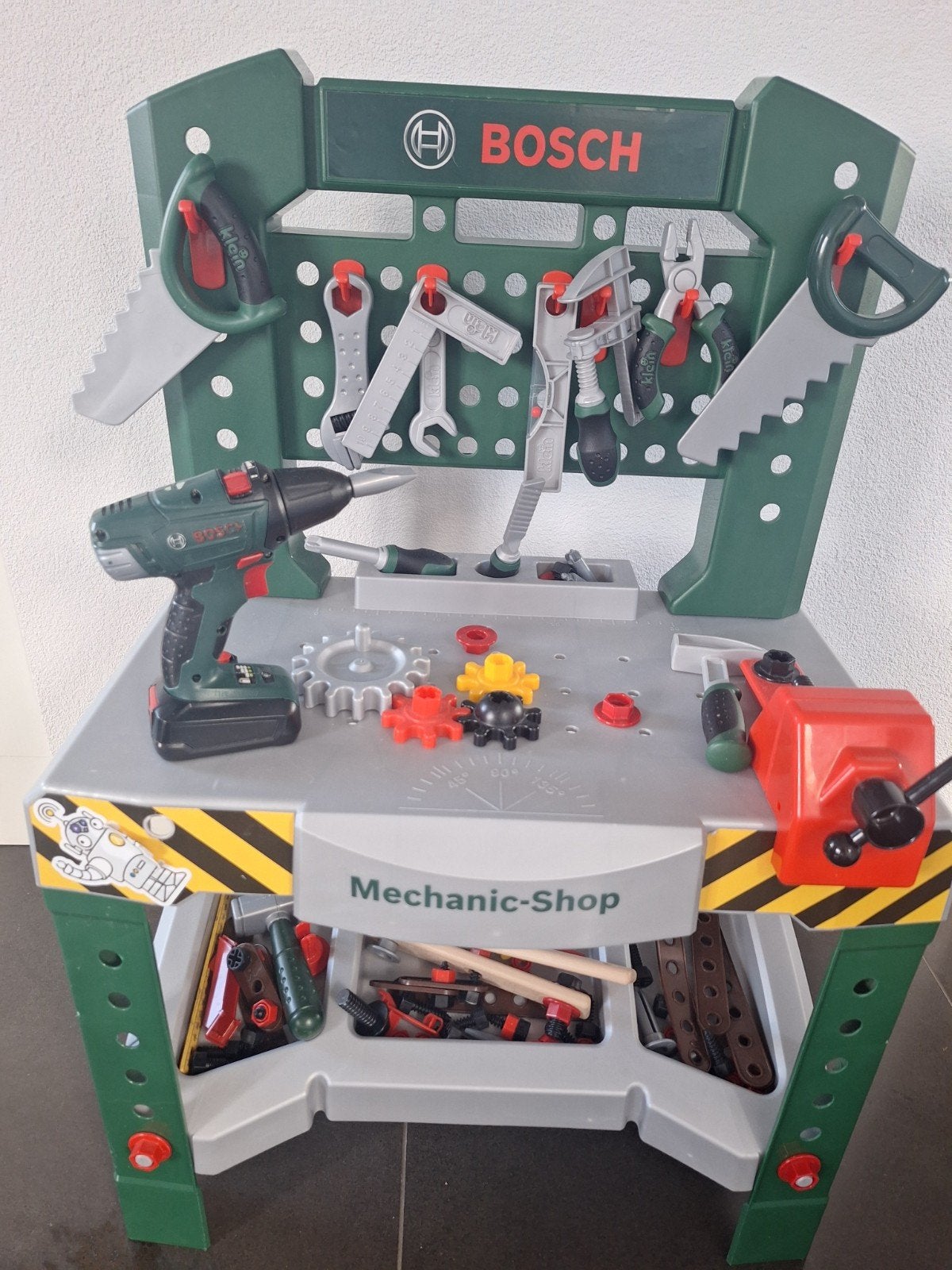 Bosch Werkbank Speelgoed met Gereedschap - Mechanic-Shop, Ophalen, Gebruikt, Knutselen