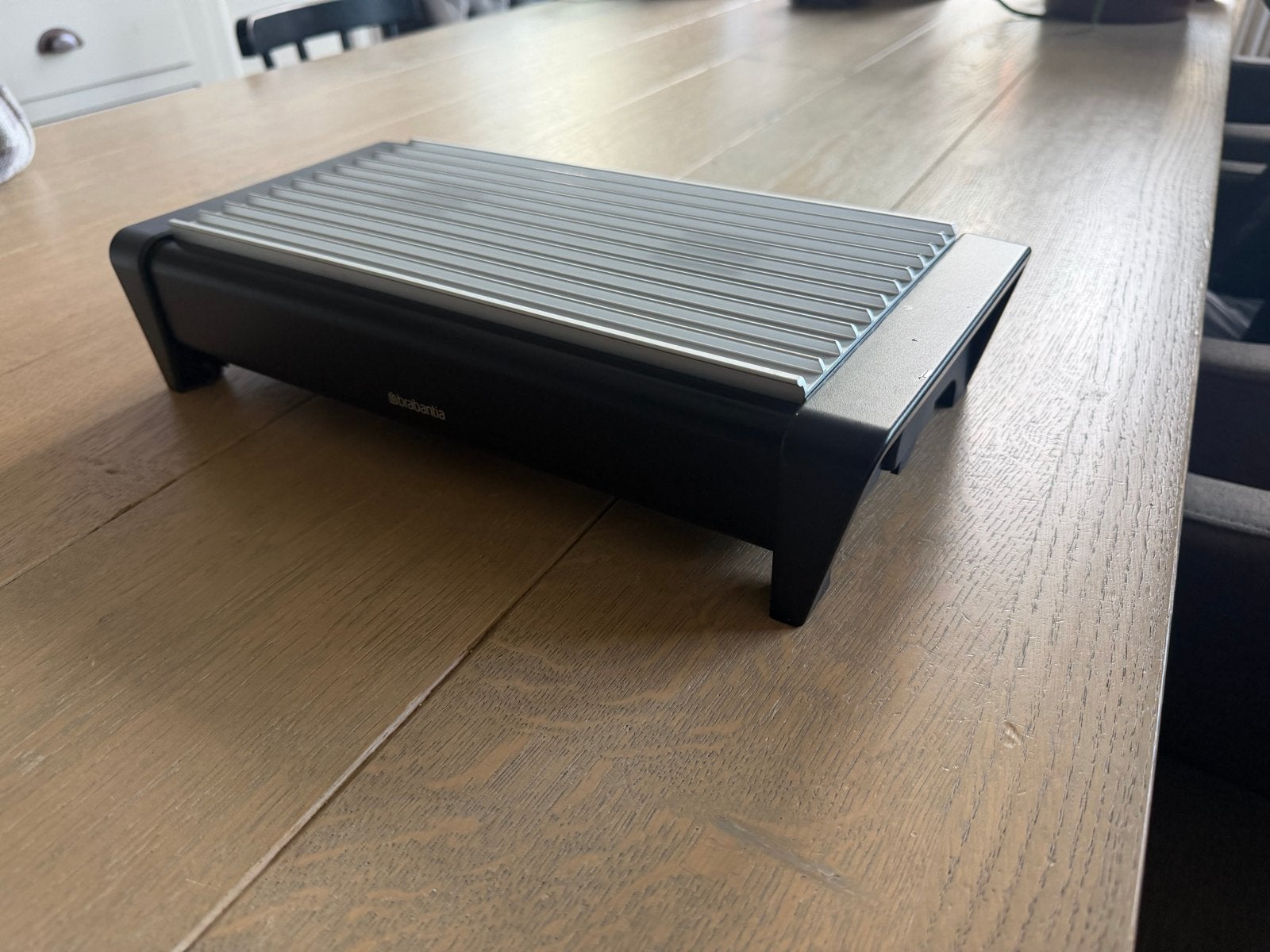 Brabantia warmhoudplaat/schotelwarmer - Zo goed als nieuw, Overige typen, Ophalen of Verzenden, Zo goed als nieuw, Zwart