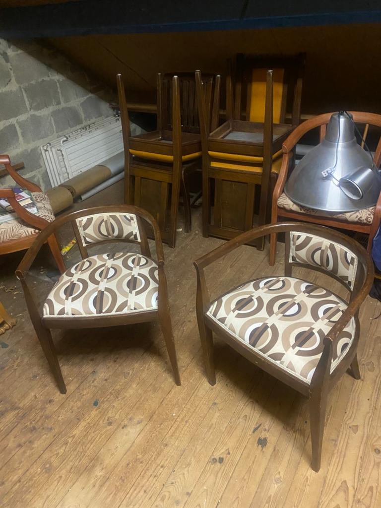 2Art Deco stoelen, Ophalen of Verzenden