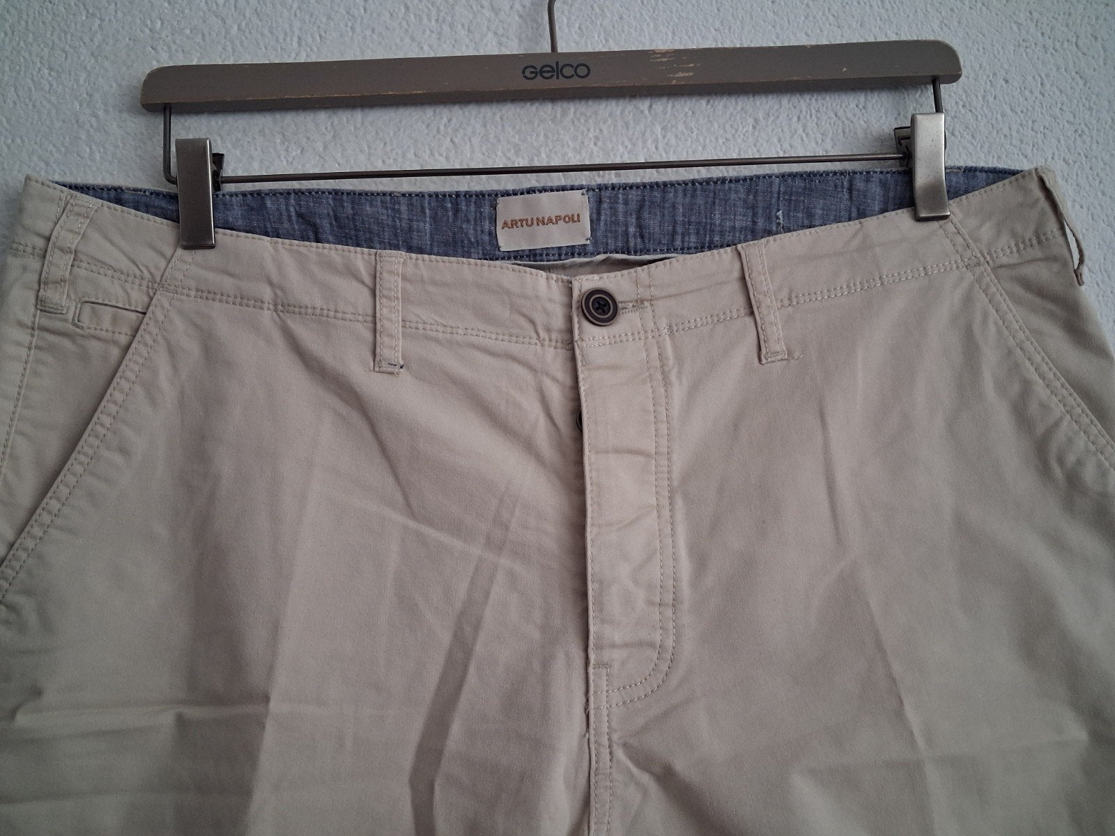 Artu Napoli Heren Shorts - Beige, Maat  XXL, Ophalen of Verzenden, Zo goed als nieuw, Overige maten, Beige