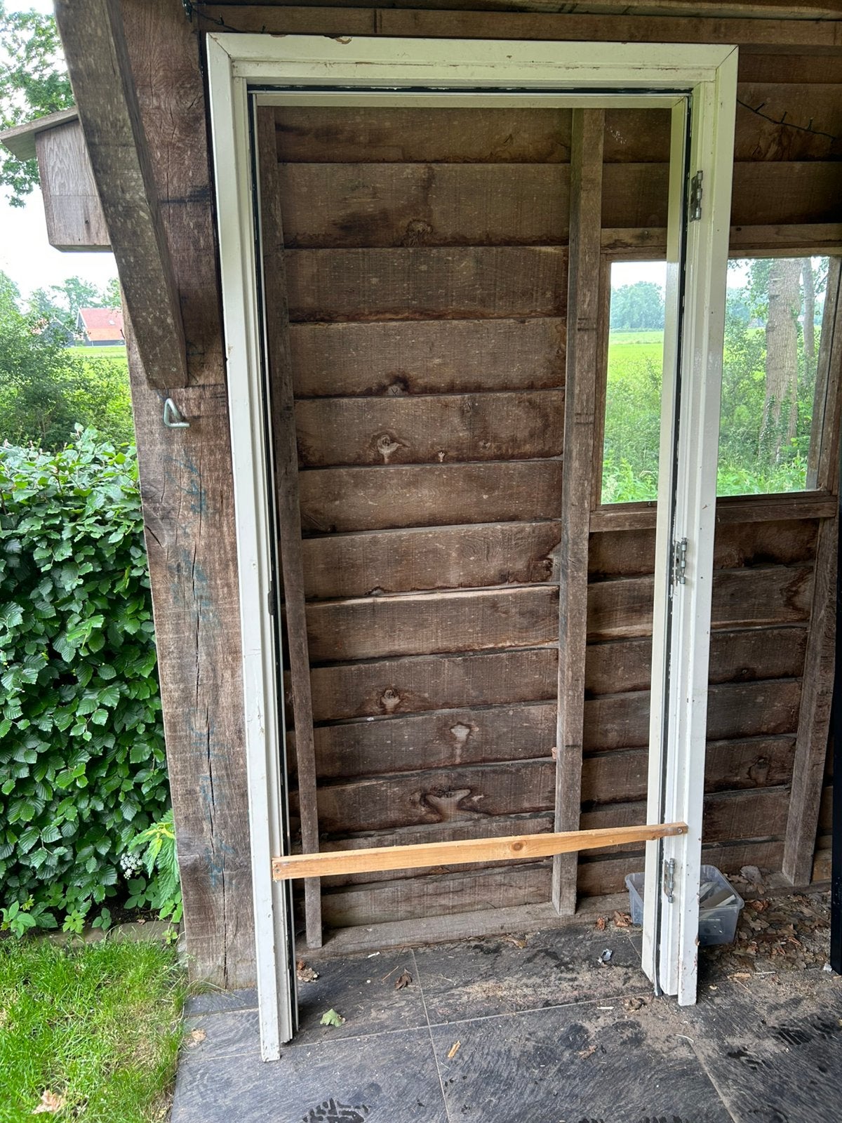 Hardhouten kozijn 211,5 x 93, Ophalen, Binnendeur, 200 tot 215 cm