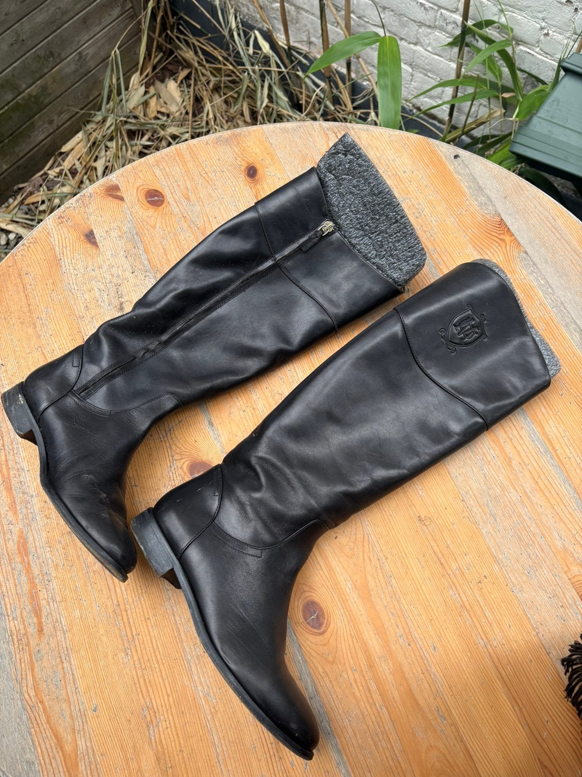 Laarzen massimo dutti, Ophalen, Gedragen, Hoge laarzen