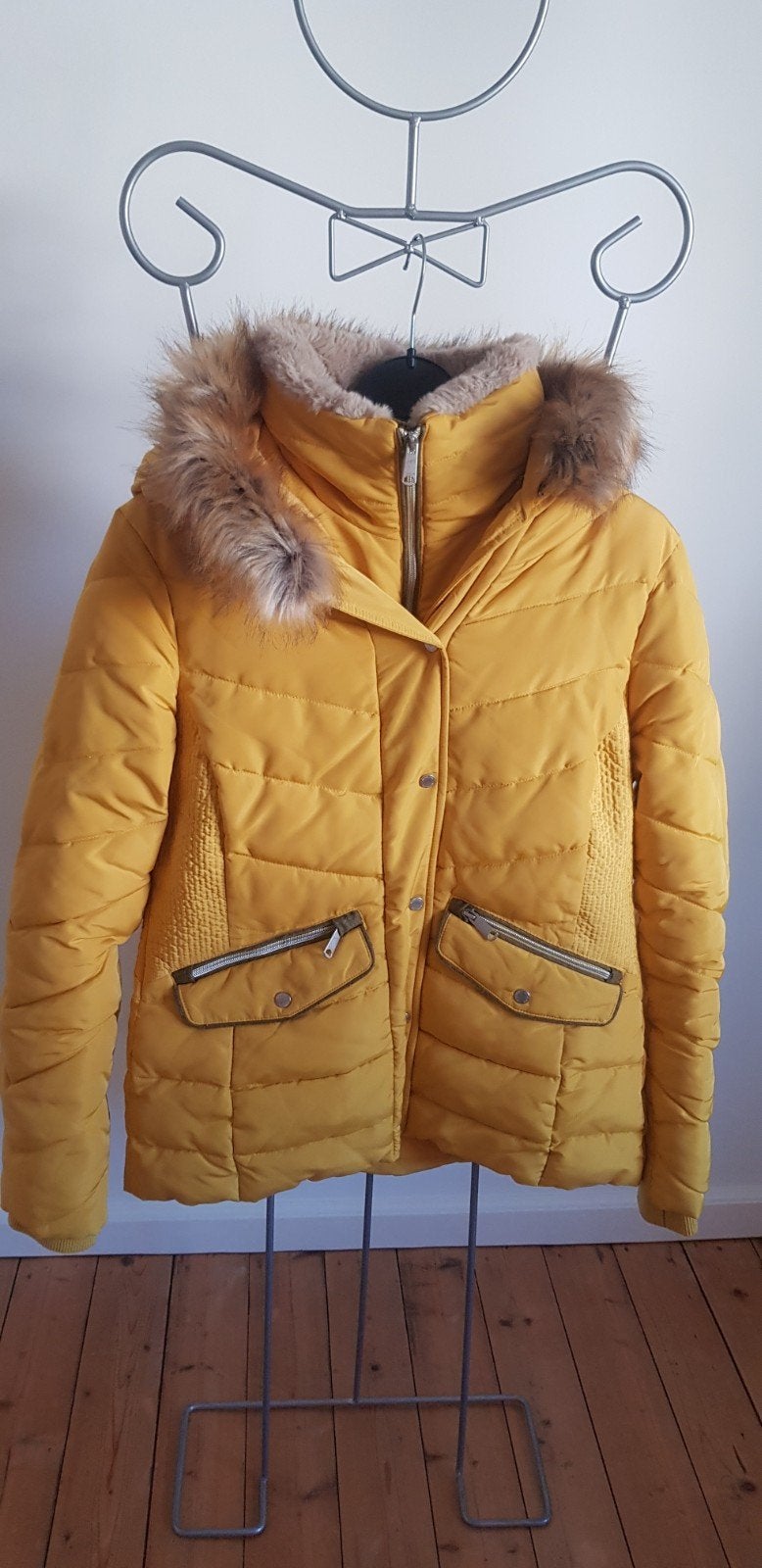 Winterjas dames Tom Tailor okergeel L / 40, Kleding | Dames, Maat 38/40 (M), Geel, Zo goed als nieuw, Tom Tailor