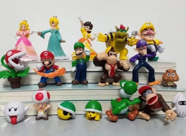 Super Mario figuren set 18 stuks, Ophalen of Verzenden, Nieuw