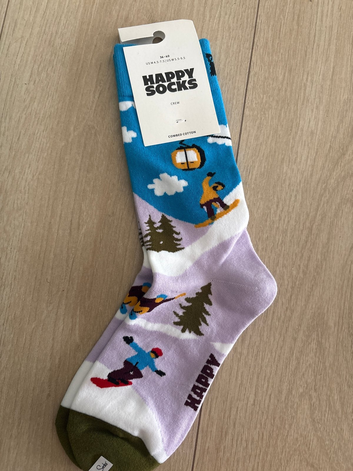 Happy Socks - Ski/Snowboard Sokken (Nieuw), Sokken en Kniesokken, Maat 35 t/m 38, Nieuw, Verzenden