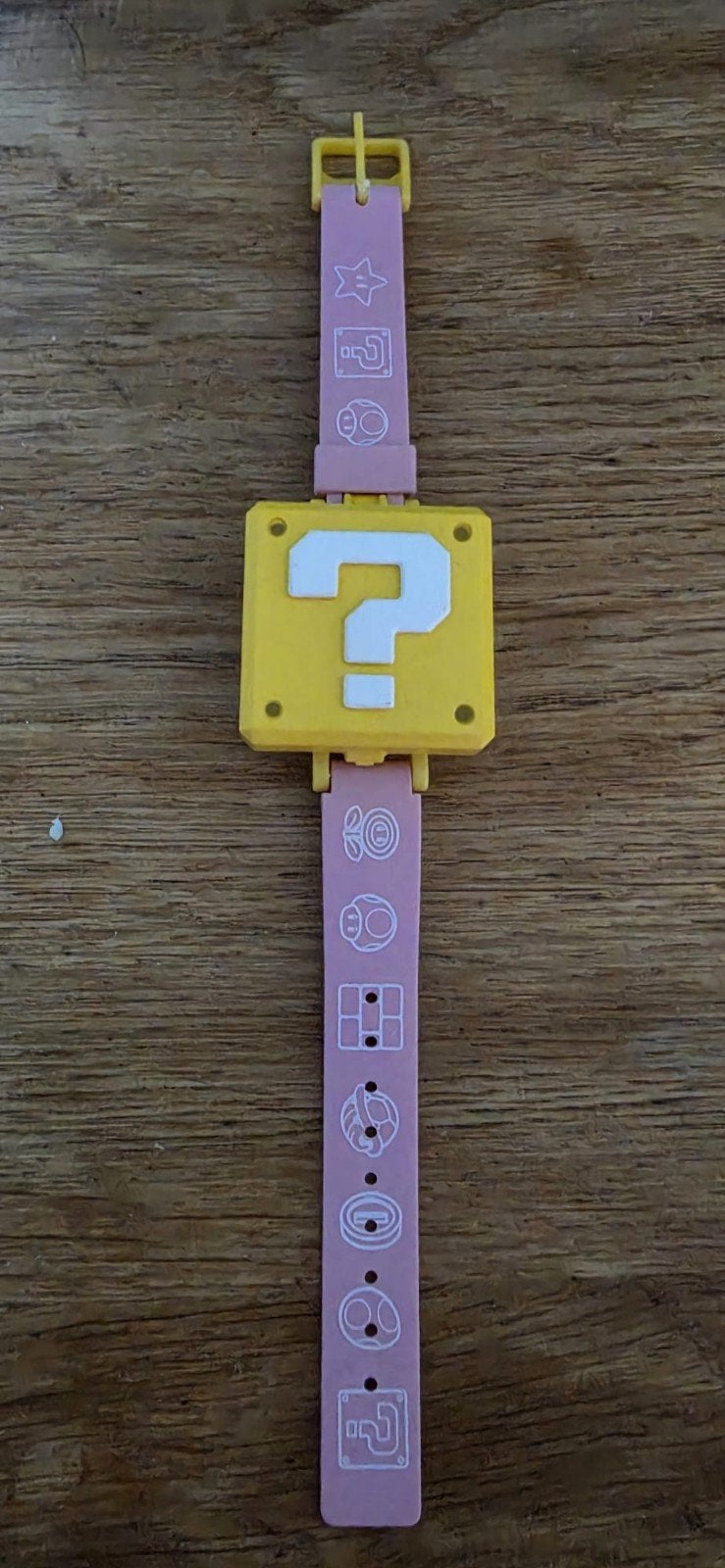 Retro Nintendo horloge - Princess Peach in ?block, Ophalen of Verzenden, Gebruikt, Roze, Meisje