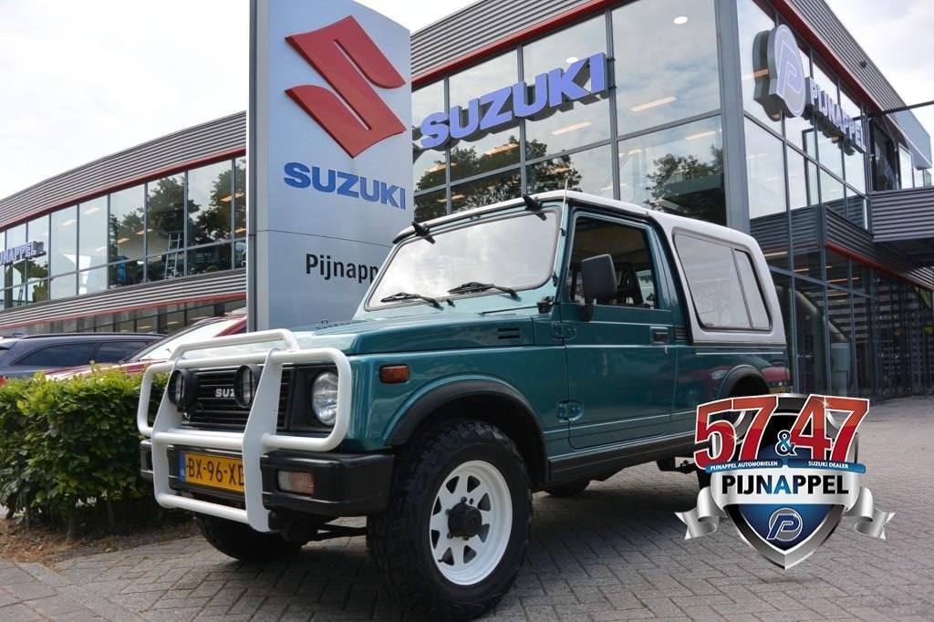 Suzuki SJ-413 1.3 LWB 4x4 - Zeer nette verzamelaarsauto!, Auto's, Overige modellen, 4 cilinders, Origineel Nederlands, Bedrijf