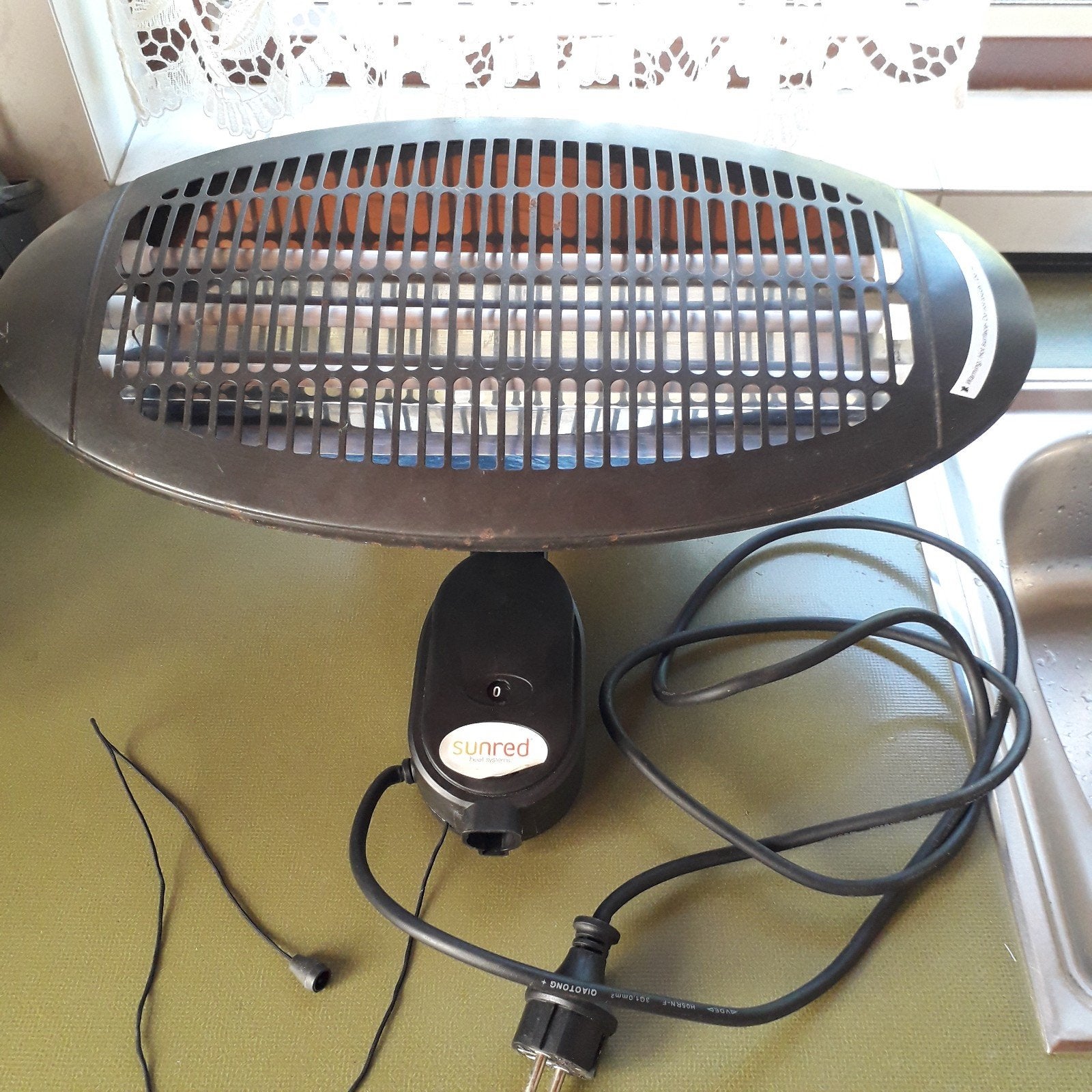 Sunred Elektrische Terrasverwarmer WMQ2000A - 2000W, Ophalen