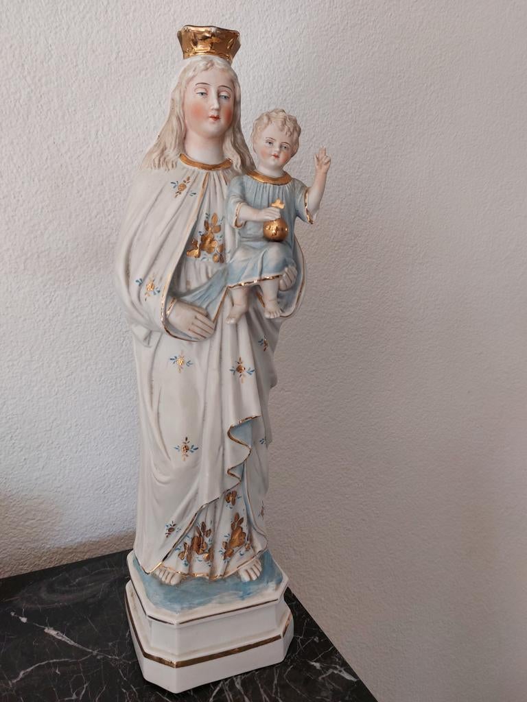 Beeld Maria met kind Jezus, Ophalen