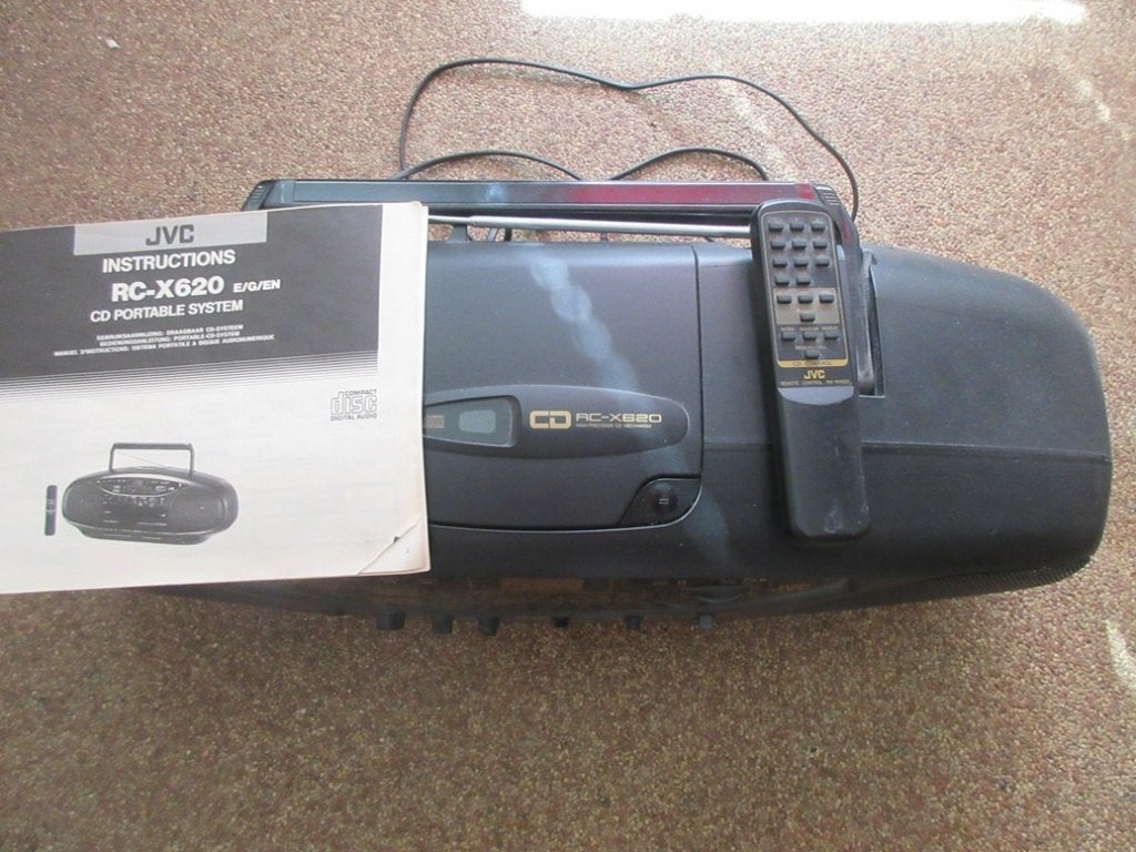 JVC RC-X620 draagbare cd, radio, cassettespeler, Audio, Tv en Foto, Cd-spelers, Ophalen, Gebruikt, JVC, Draagbaar
