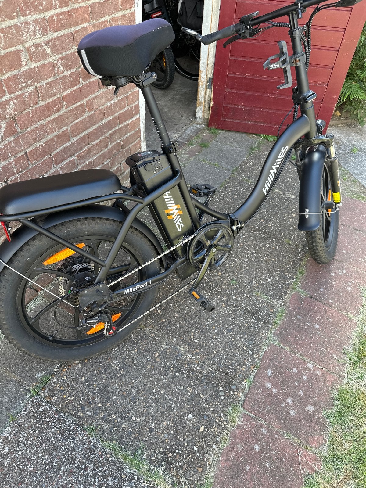 MilePort 1 opvouwbare elektrische fiets, Gebruikt, Minder dan 47 cm, 30 tot 50 km per accu, Ophalen