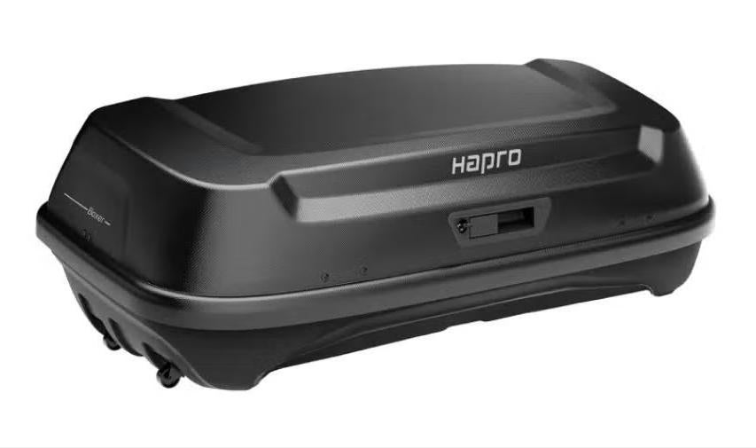 Hapro Boxer M + Platform - Trekhaakkoffer - 340 Liter zwart, Ophalen of Verzenden, Nieuw