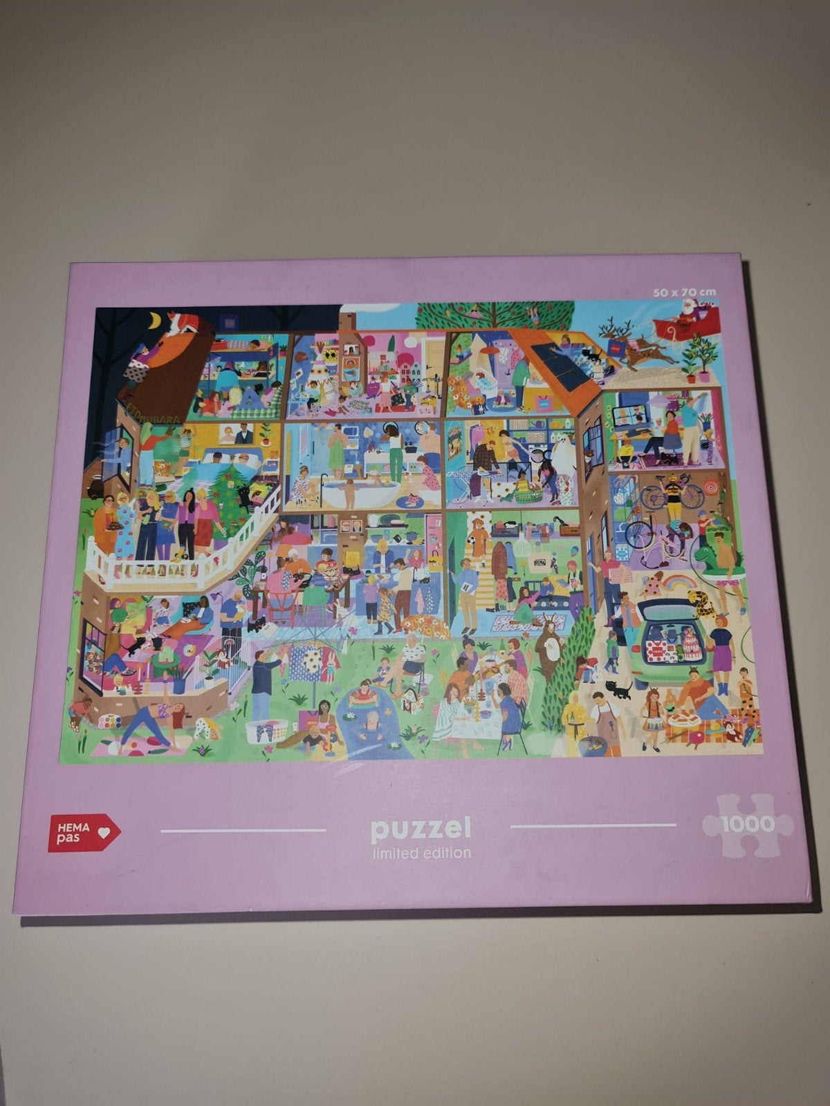 Hema Limited Edition Puzzel 1000 stukjes, Ophalen of Verzenden, 500 t/m 1500 stukjes, Zo goed als nieuw, Legpuzzel