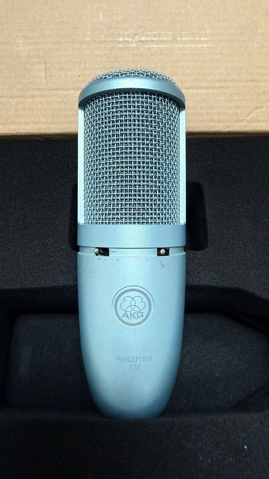 AKG Perception 120 Condensatormicrofoon + Sinn7 Popfilter, Ophalen of Verzenden, Zo goed als nieuw, Studiomicrofoon