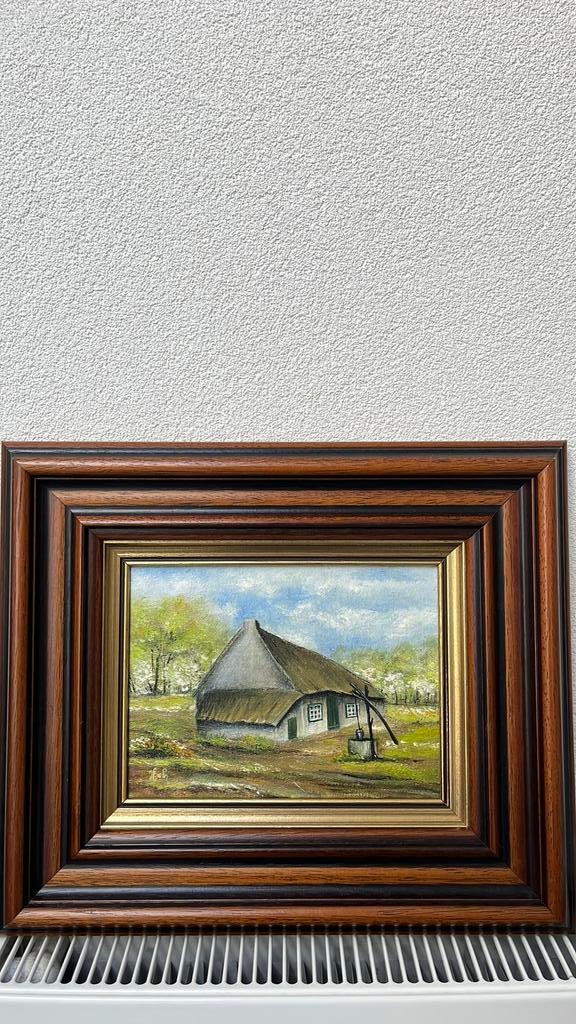 Schilderij 1988 boederij vintage, Ophalen