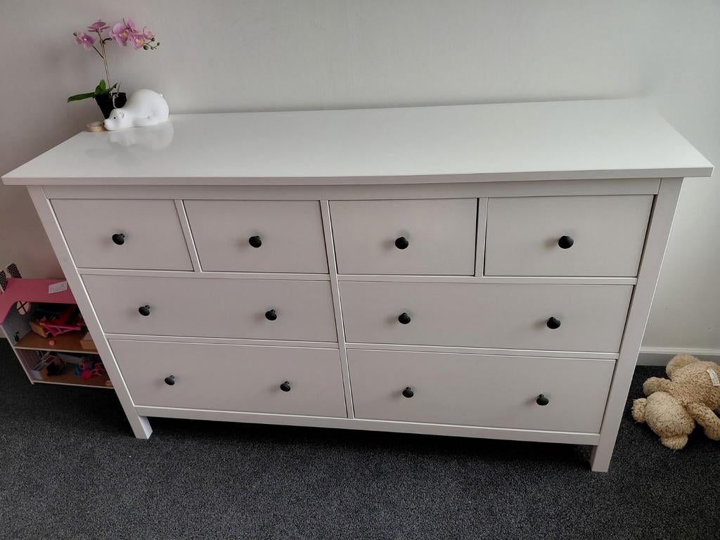 Hemnes ladekast, Huis en Inrichting, Kasten | Ladekasten, 5 laden of meer, Ophalen of Verzenden, Zo goed als nieuw, Minder dan 100 cm