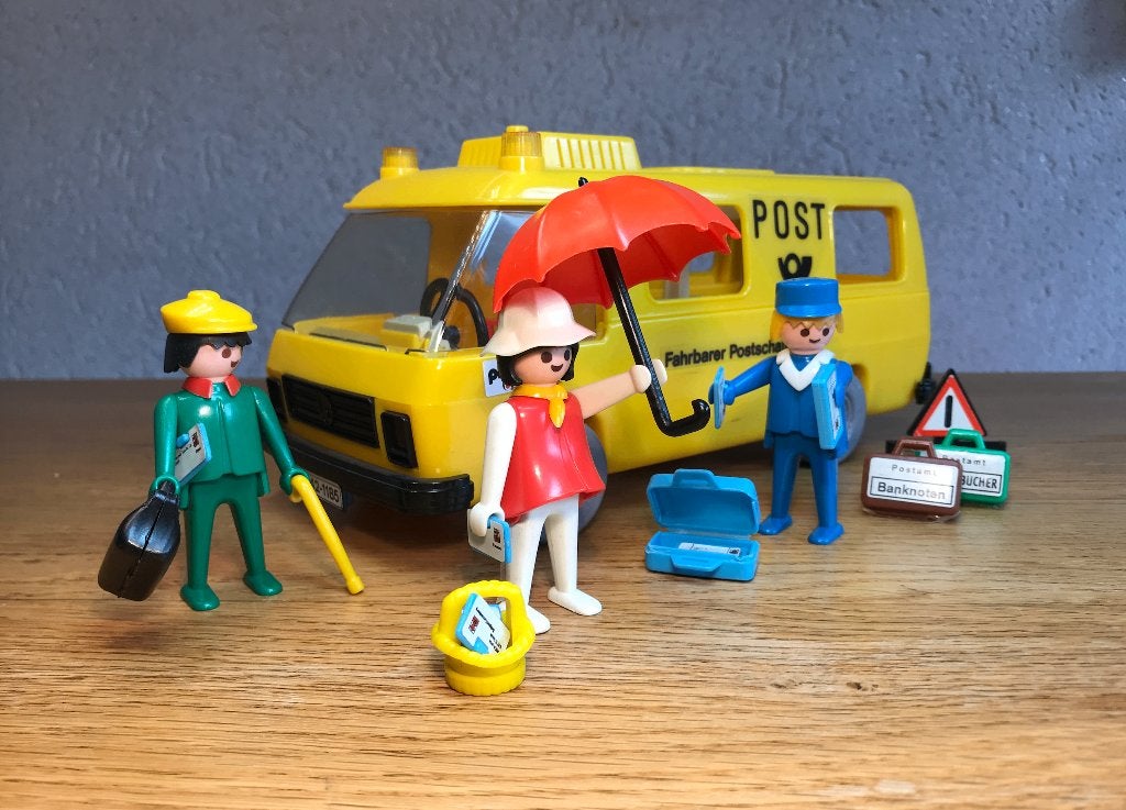 Vintage Playmobil 3232 Mobiel Postkantoor / Accessoires, Kinderen en Baby's, Complete set, Overige typen, Ophalen of Verzenden