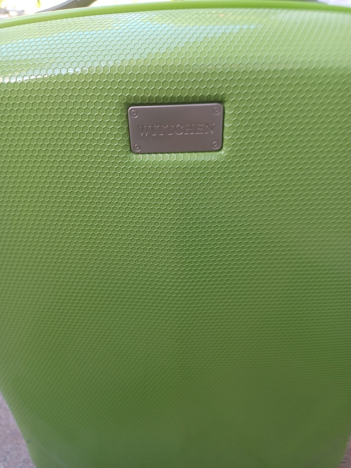 Groene Wittchen handbagage koffer met wieltjes, 40 tot 60 cm, 30 cm of meer, Gebruikt, Groen