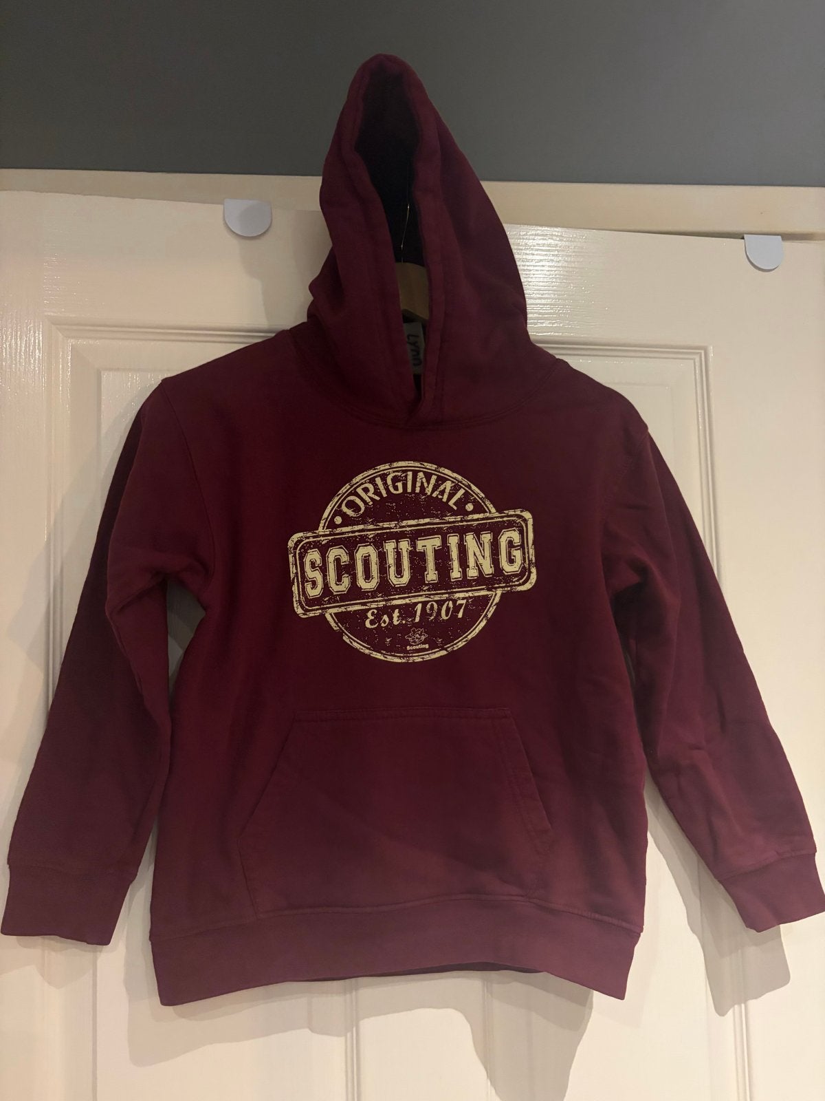 Bordeauxrode Scouting Hoodie - Zo goed als nieuw., Ophalen of Verzenden, Zo goed als nieuw, Jongen of Meisje