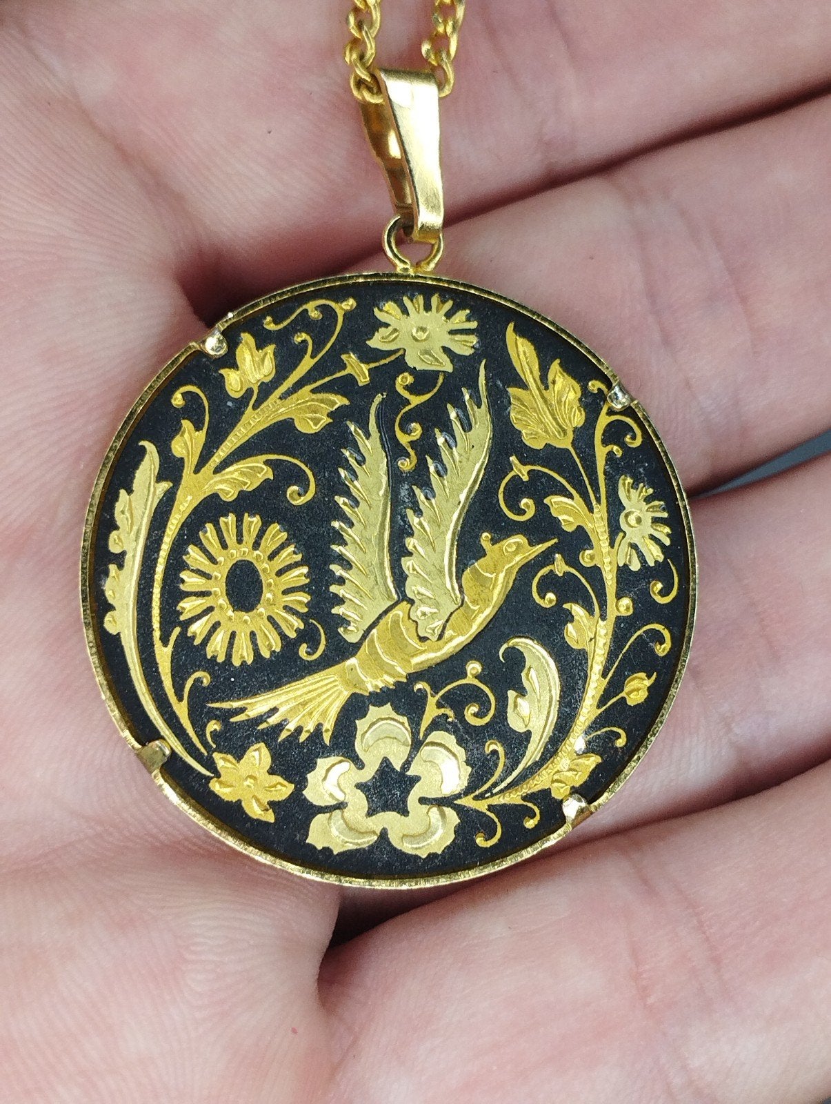 Zeldzame, prachtige vintage hanger, Spanje, Ophalen of Verzenden, Zo goed als nieuw, Zilver, Overige materialen
