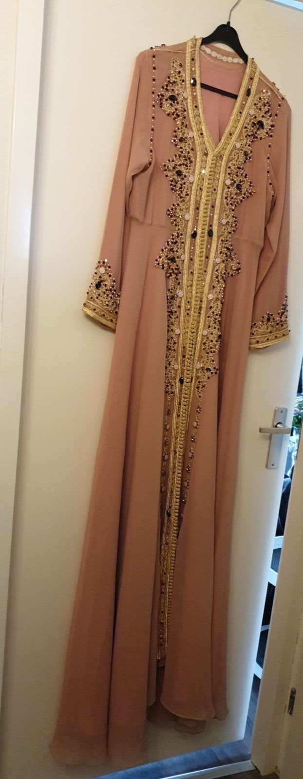 Prachtige handgemaakte kaftan/takchita, Ophalen of Verzenden, Zo goed als nieuw, Maat 36 (S), Overige typen