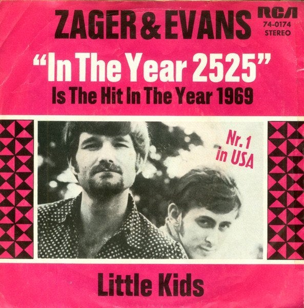 Zager and evans - in the year 2525, Cd's en Dvd's, Vinyl Singles, Gebruikt, Pop, Overige typen, 7 inch, Ophalen of Verzenden
