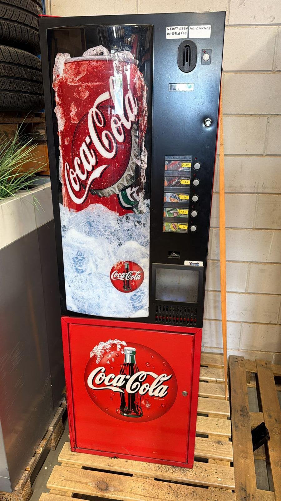 Coca cola automaat, Verzamelen, Automaten | Overige, Ophalen, Zo goed als nieuw