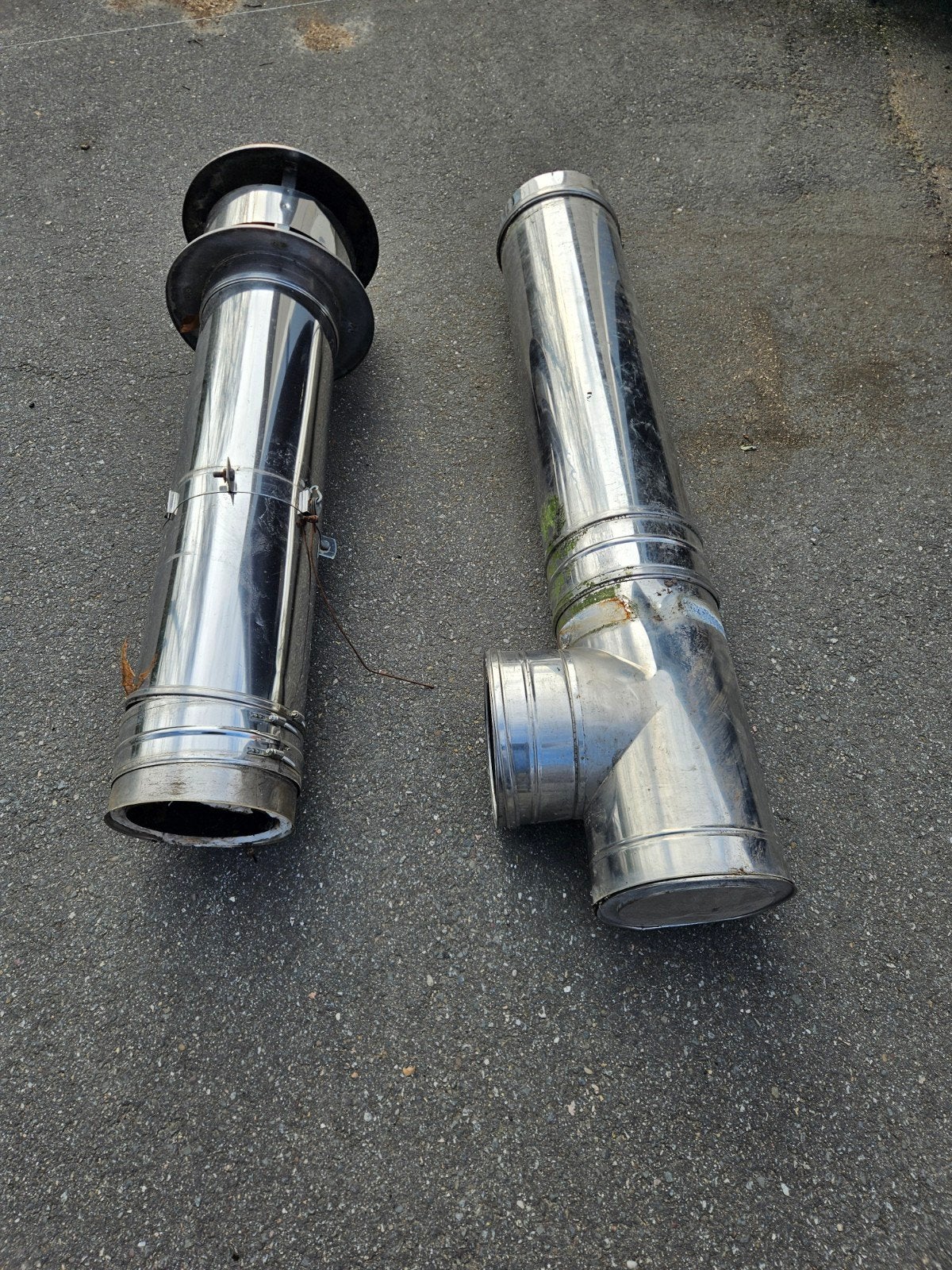 RVS Rookkanaal 200-250 mm, Doe-het-zelf en Verbouw, Ophalen of Verzenden, Gebruikt