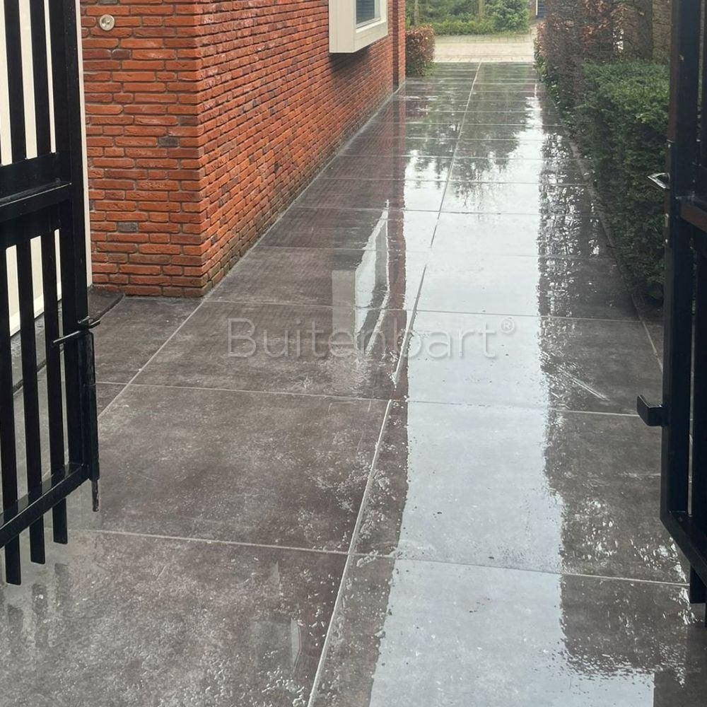 Keramische Tuintegel Pace Black 90x90x3cm, goedkoop, Tuin en Terras, Tegels en Klinkers, Ophalen of Verzenden, Nieuw, Keramiek